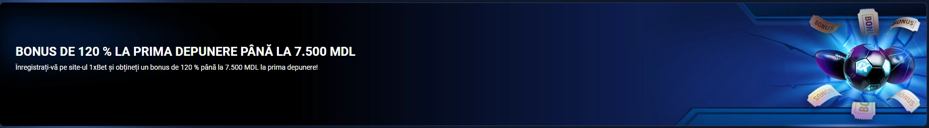 1xbet bonus prima depunere